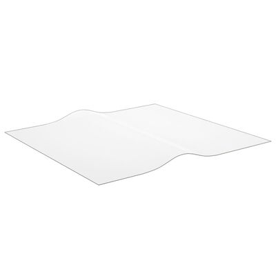 vidaXL Protecteur de table transparent 70x70 cm 1,6 mm PVC