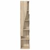 vidaXL Meuble d'angle Ch&ecirc;ne Sonoma 27,5x27x140cm Bois d'ing&eacute;nierie