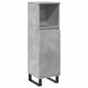 vidaXL Armoire de salle de bain gris b&eacute;ton 30x30x100 cm