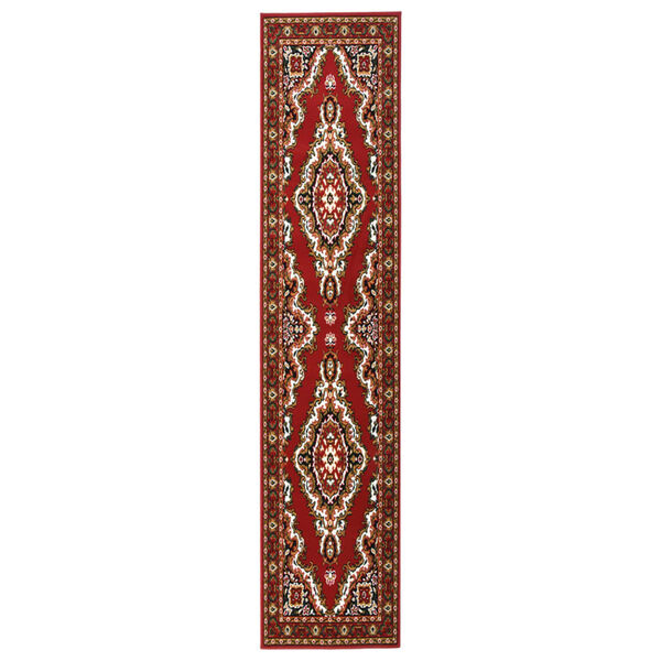 vidaXL Tapis BCF Rouge oriental 80x450 cm
