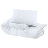 vidaXL Ensemble de housse de couette Blanc 220x240 cm Microfibre