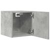 vidaXL Meubles TV muraux 4 pcs Gris b&eacute;ton 30,5x30x30 cm