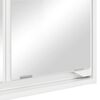 vidaXL Armoire Miroir de Salle de Bain Blanc brillant 60 x 20 x 60 cm