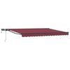 vidaXL Cadre de store manuel avec LEDs 4,5 &times; 3,5 m