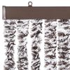 vidaXL Moustiquaire marron et beige 118x220 cm chenille