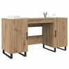 vidaXL Bureau chêne artisanal 140 x 50 x 75 cm Bois d'ingénierie