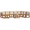 vidaXL Ensemble de canap&eacute;s d'ext&eacute;rieur 9 pcs Naturel