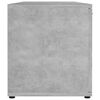 vidaXL Meuble TV Gris béton 120x34x37 cm Bois d’ingénierie