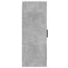 vidaXL Armoire murale gris b&eacute;ton 34,5x34x90 cm bois d'ing&eacute;nierie