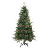 vidaXL Sapin de Noël Artificiel à Branches Articulées Vert 150 cm