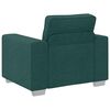 vidaXL Canap&eacute; Vert fonc&eacute; 100 x 77 x 82 cm tissu