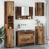 vidaXL Ensemble de mobilier de salle de bain 5 pcs Bois Ancien