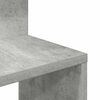 vidaXL &Eacute;tag&egrave;re murale d'angle gris b&eacute;ton 32x32x127,5cm bois ing&eacute;nierie