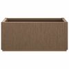 vidaXL Bo&icirc;te de fleurs de jardin Marron 80 x 36 x 35 cm PP