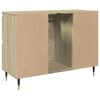vidaXL Armoire salle de bain ch&ecirc;ne sonoma 80x33x60cm bois d'ing&eacute;nierie