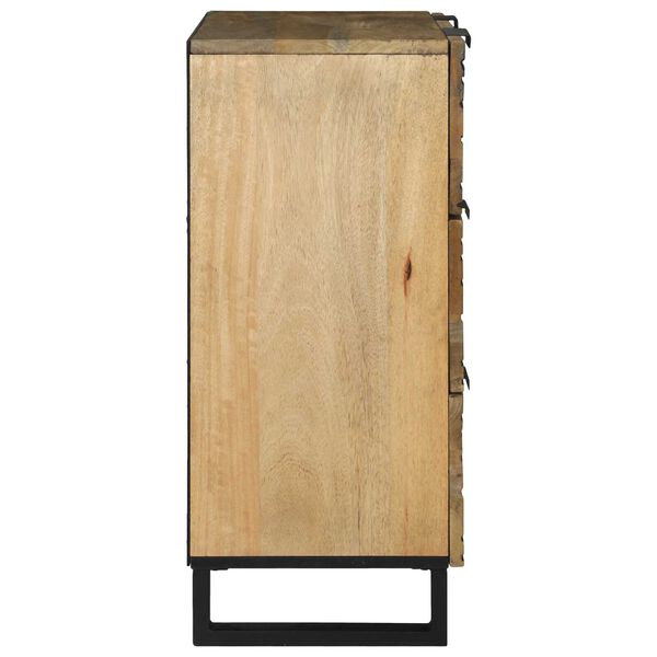 vidaXL Buffet Marron 60 x 33.5 x 75 cm Bois de manguier massif