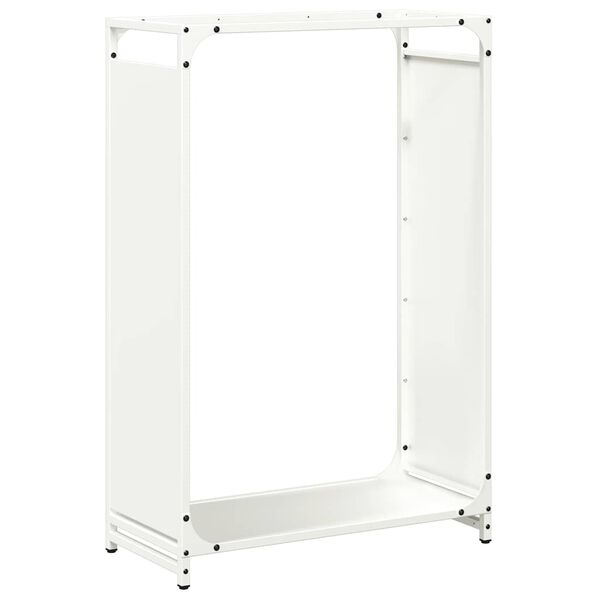 vidaXL Portant de bois chauffage blanc 60x28x90 cm