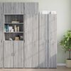 vidaXL Armoire de rangement mince sonoma gris 50x42,5x225 cm