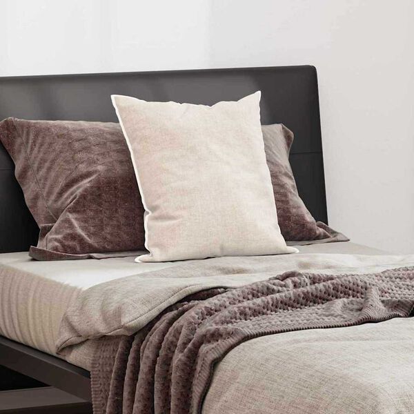 vidaXL Oreiller avec oreiller Blanc 50 x 50 cm Plume