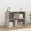 vidaXL Buffet Gris b&eacute;ton 80x30x54 cm Bois d'ing&eacute;nierie