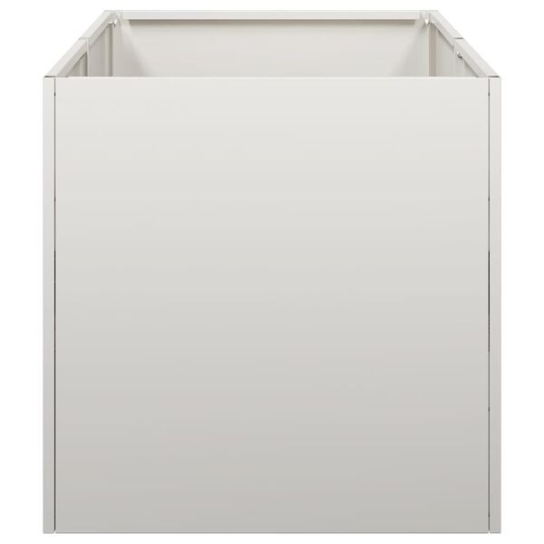 vidaXL Jardini&egrave;re 40x80x40 cm acier inoxydable