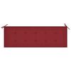 vidaXL Banc de jardin 3 places avec coussin 150 cm Bois d'eucalyptus