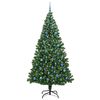 vidaXL Sapin de No&euml;l artificiel Vert 240 cm PVC, Acier et Plastique