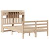 vidaXL Lit biblioth&egrave;que sans matelas 135x190 cm bois de pin massif