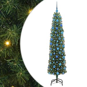 vidaXL Sapin de No&euml;l artificiel Vert 180 cm PVC et acier et plastique