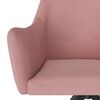 vidaXL Chaises à manger lot de 2 Rose Velours