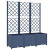 vidaXL Jardin Gris Bleu 120 x 40 x 136 cm
