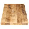 vidaXL Dessus de table bord vivant 110x40x3,8 cm bois de manguier brut