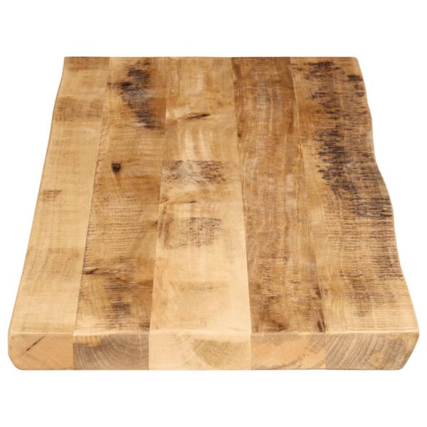 vidaXL Dessus de table bord vivant 110x40x3,8 cm bois de manguier brut