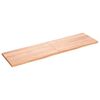 vidaXL Comptoir de salle de bain marron 180x50x(2-4) cm bois trait&eacute;