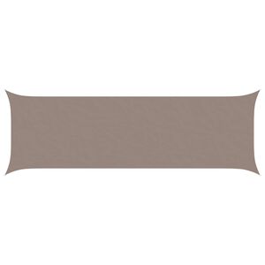 vidaXL Voile d'ombre Taupe 6 x 2 m 100 % polyester Oxford
