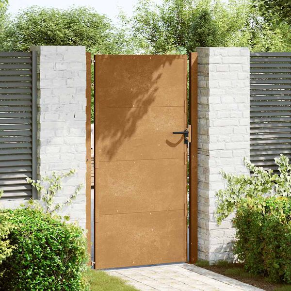 vidaXL Portail de jardin 100x200 cm en acier Corten