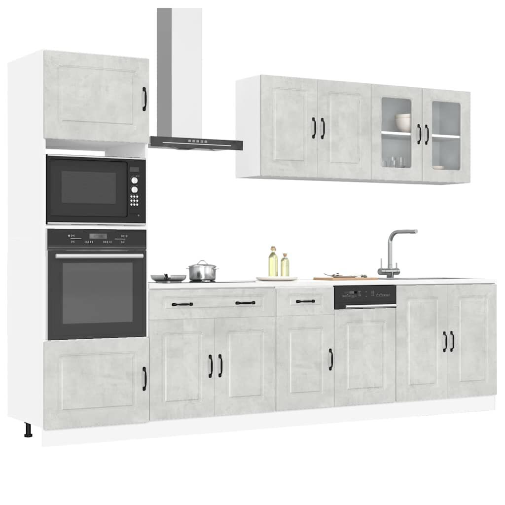 vidaXL Ensemble d'armoires de cuisine 7 pcs Kalmar bois d'ingénierie