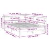vidaXL Lit biblioth&egrave;que sans matelas 160x200 cm bois massif de pin