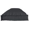 vidaXL Coussin Noir 150 x 40 x 8 cm Tissu Oxford