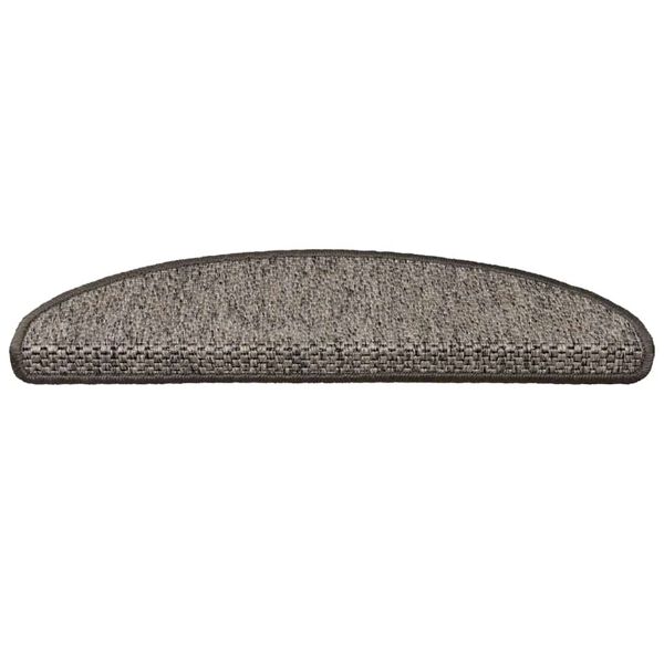 vidaXL Tapis d'escalier autocollants aspect sisal 15 pcs 65x21x4 cm