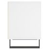 vidaXL Tables de chevet 2 pcs blanc 40x35x50 cm bois d&rsquo;ing&eacute;nierie