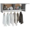 vidaXL Garde-robe Sonoma gris 100x32,5x35 cm Bois d'ing&eacute;nierie
