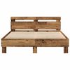 vidaXL Cadre de lit Bois ancien 140 x 190 cm Bois d'ingénierie