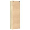 vidaXL Armoire de rangement ch&ecirc;ne sonoma 70x42,5x225 cm
