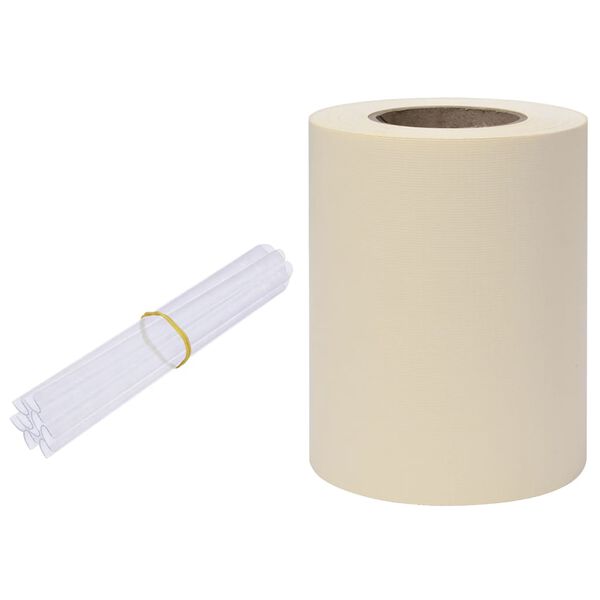 vidaXL &Eacute;cran d'intimit&eacute; de jardin PVC 70x0,19 m Cr&egrave;me