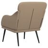 vidaXL Fauteuil Cappuccino 63x76x80 cm Similicuir