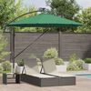 vidaXL Parasol Vert 294 x 294 x 248 cm Polyester et Aluminium