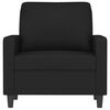 vidaXL Fauteuil Noir 60 cm Velours