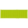 vidaXL Chaise longue de jardin avec table et coussin Pin impr&eacute;gn&eacute;