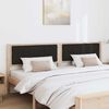 vidaXL Tête de lit capitonnée Marron 200 cm Pin massif